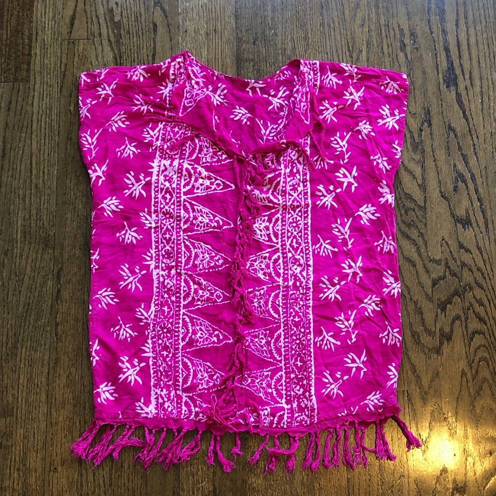 Pink Bandana Barbie Barbiecore Distressed Flowy Lightweight Tee